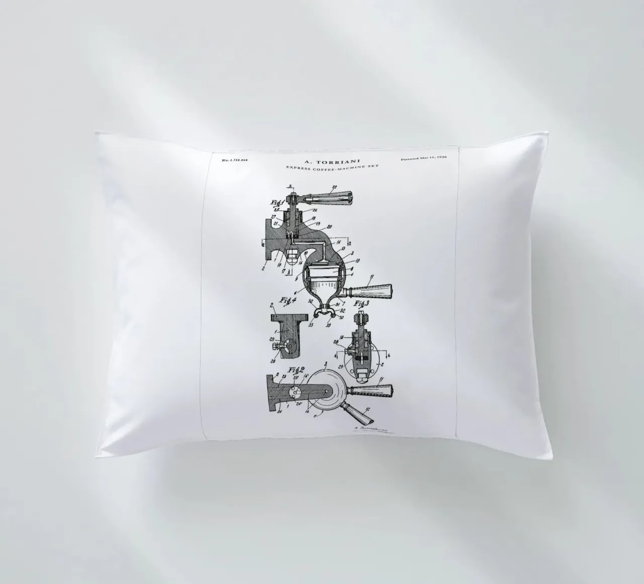 Espresso Machine Patent cuscino da mary shop