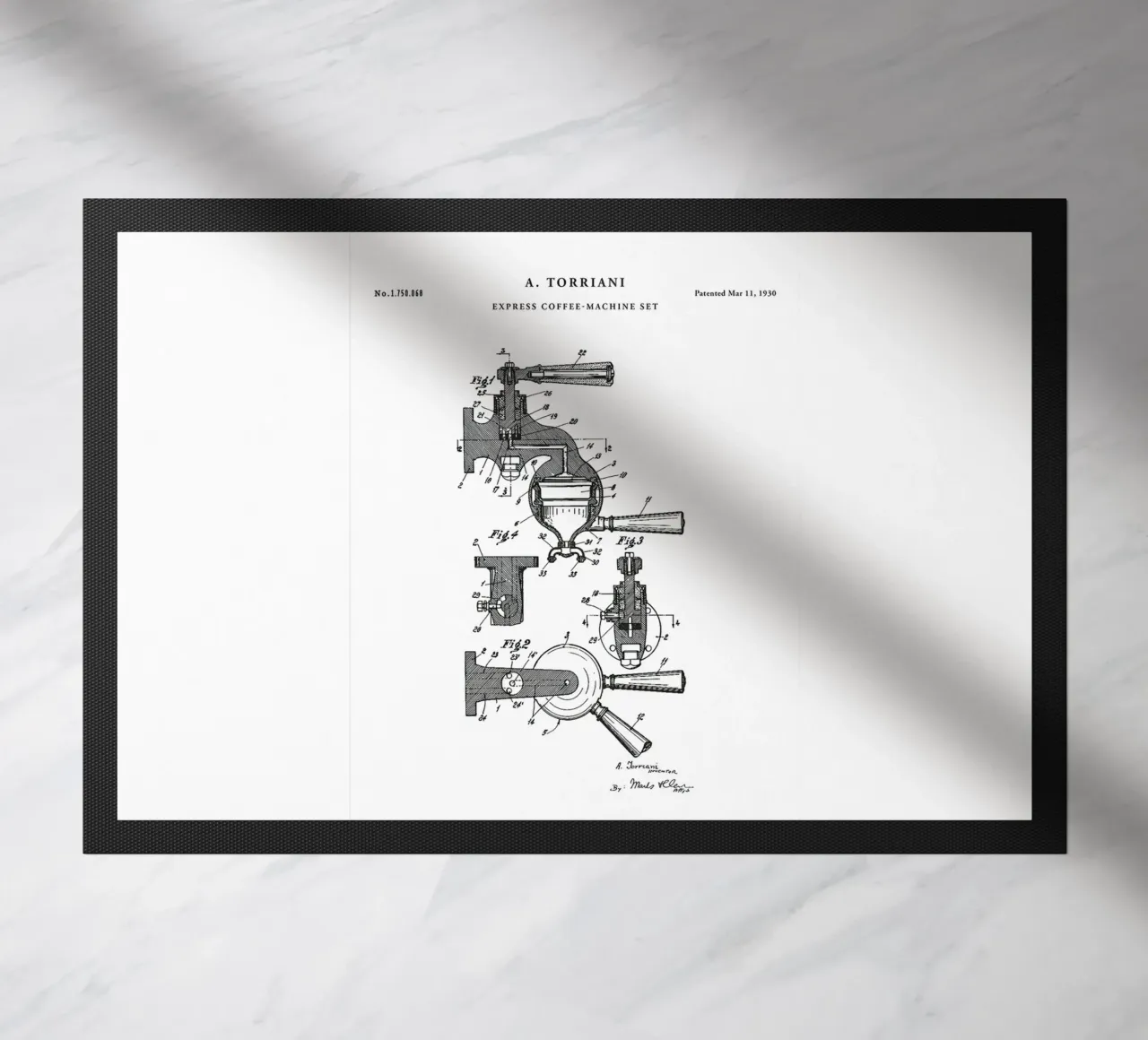 Espresso Machine Patent zerbino da mary shop