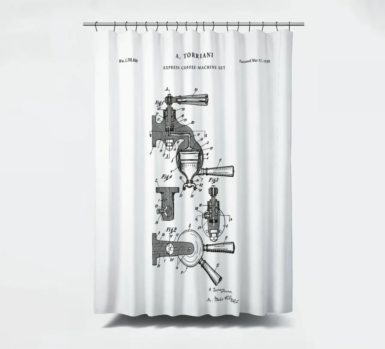 Espresso Machine Patent tenda da doccia da mary shop