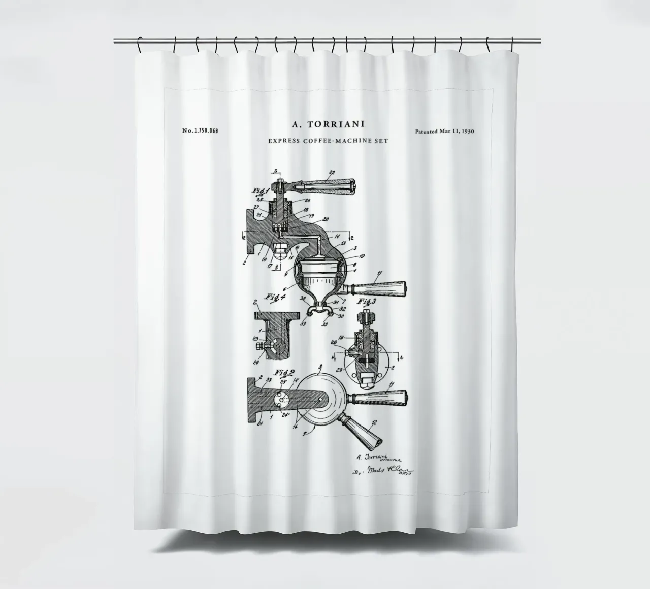 Espresso Machine Patent tenda da doccia da mary shop