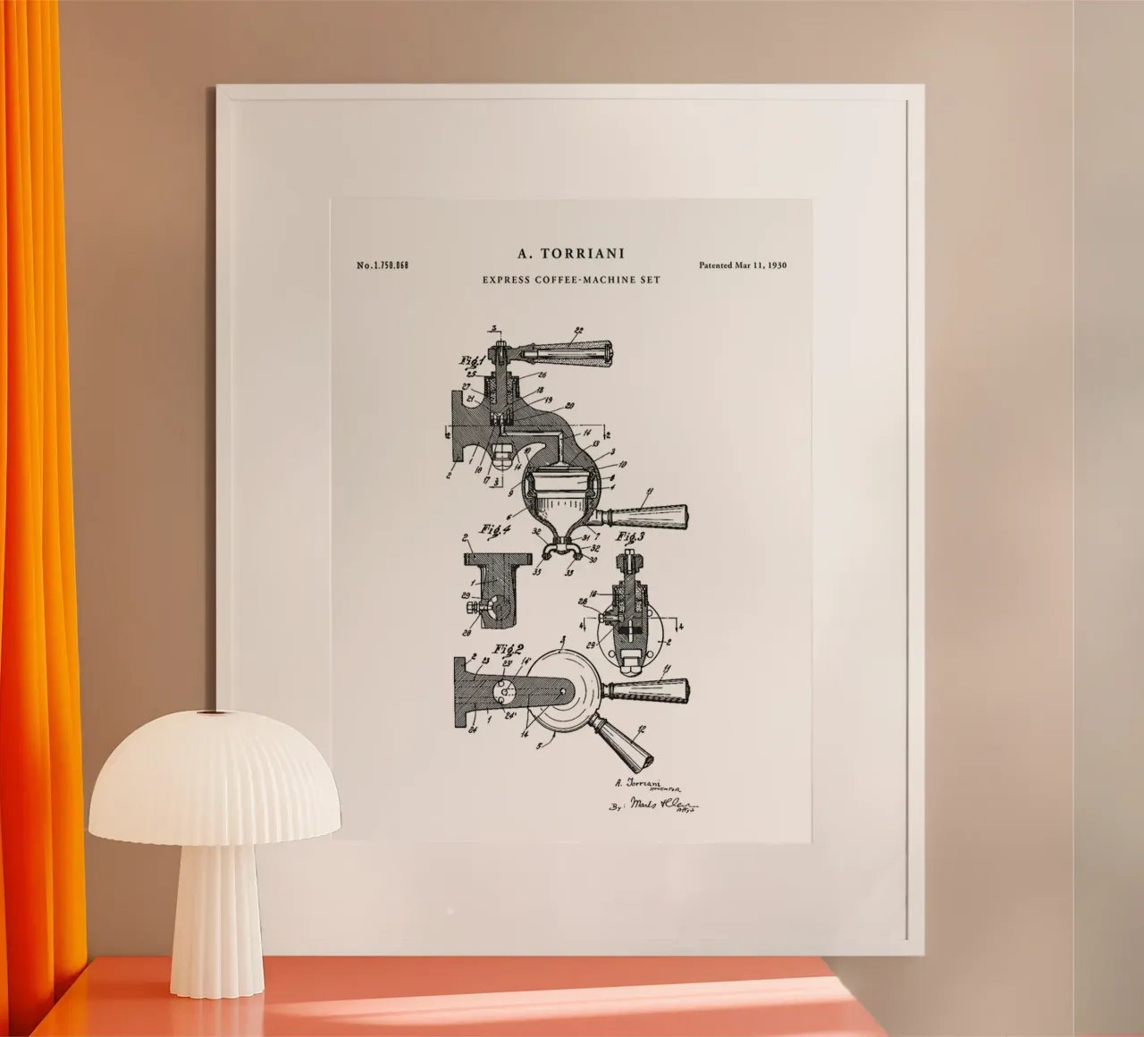 Espresso Machine Patent carta hahnemühle da mary shop