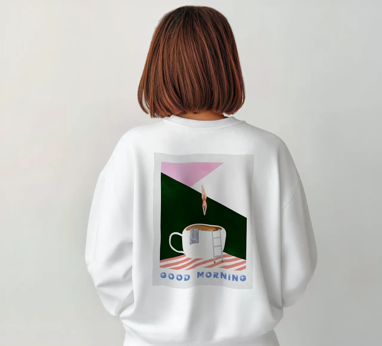 Buongiorno caffè subacqueo felpa da mary shop