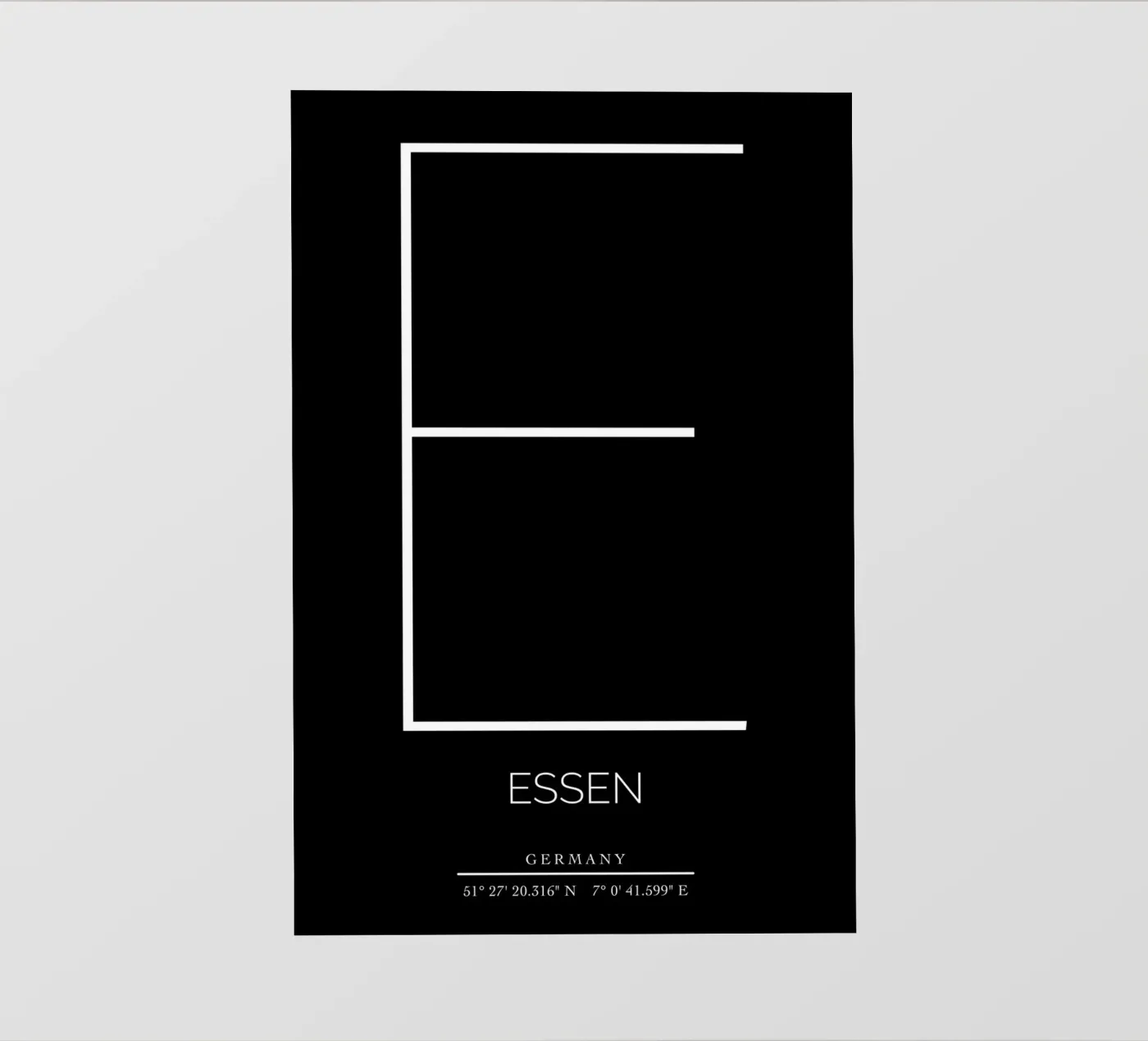 ESSEN -  black pellicola backlit da CityLights