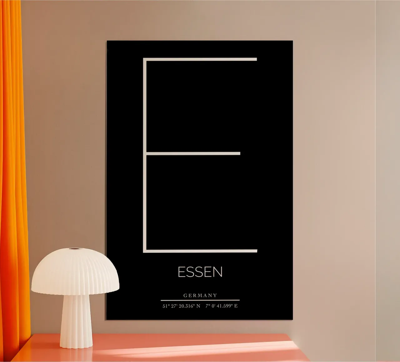 ESSEN - black poster da CityLights