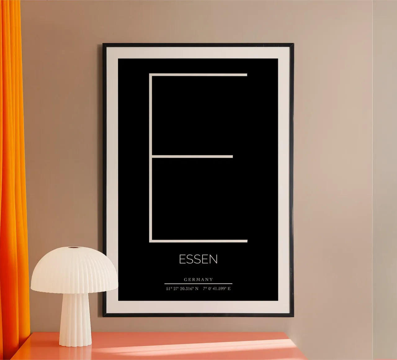 ESSEN - black poster da CityLights