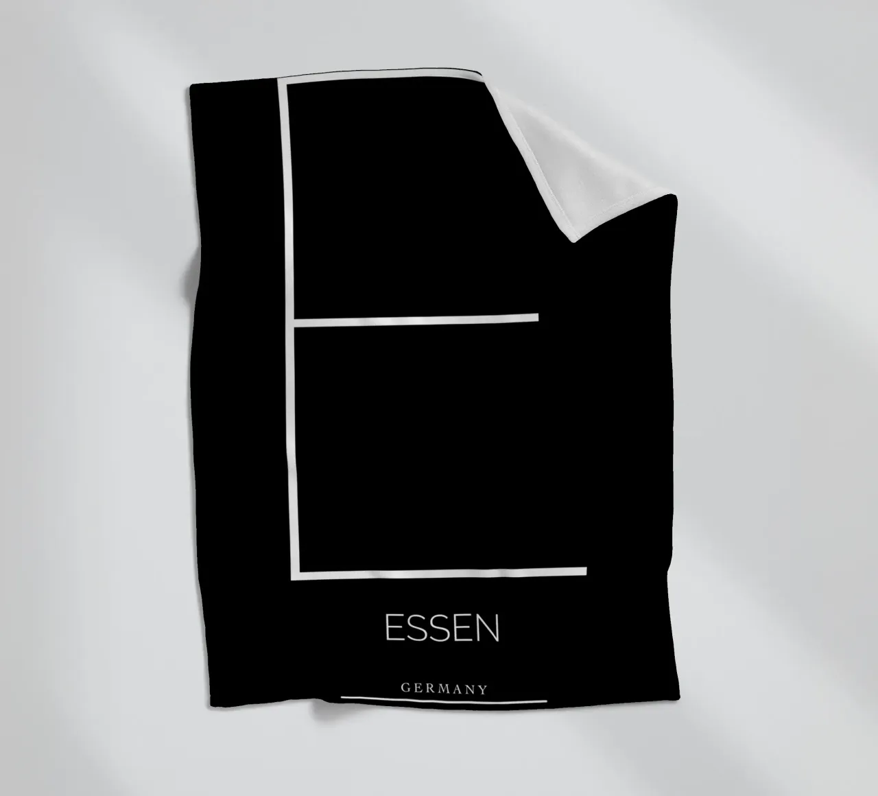 ESSEN -  black coperta in pile da CityLights
