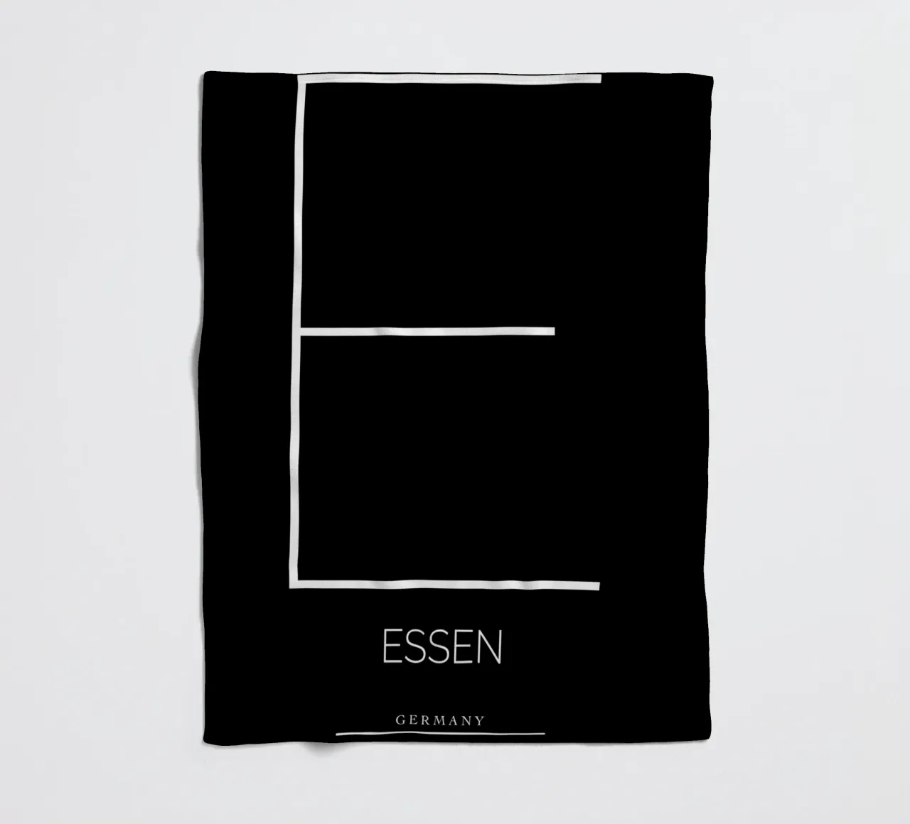 ESSEN -  black coperta in pile da CityLights