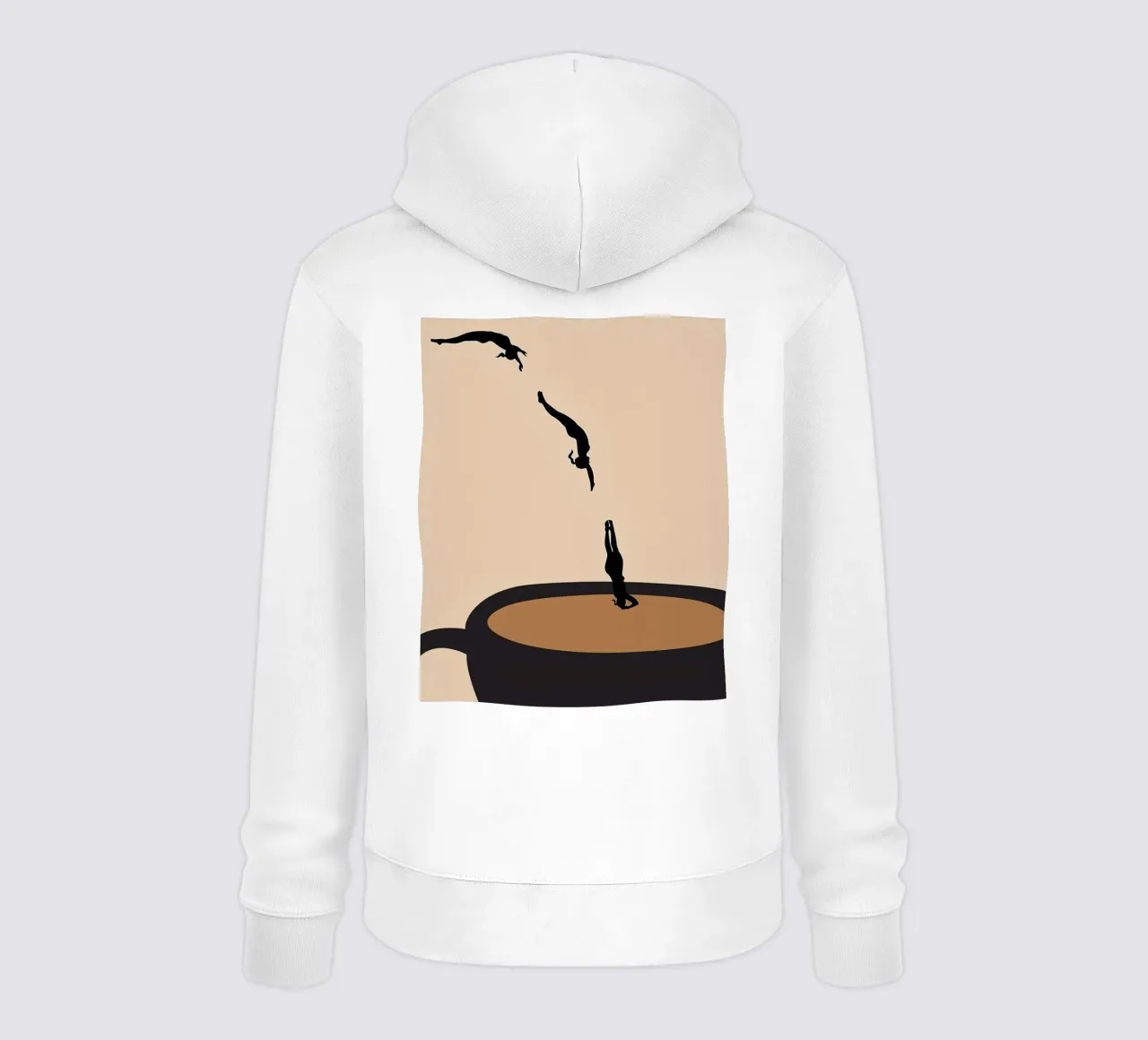 Master Dive into Coffee felpa con cappuccio da mary shop
