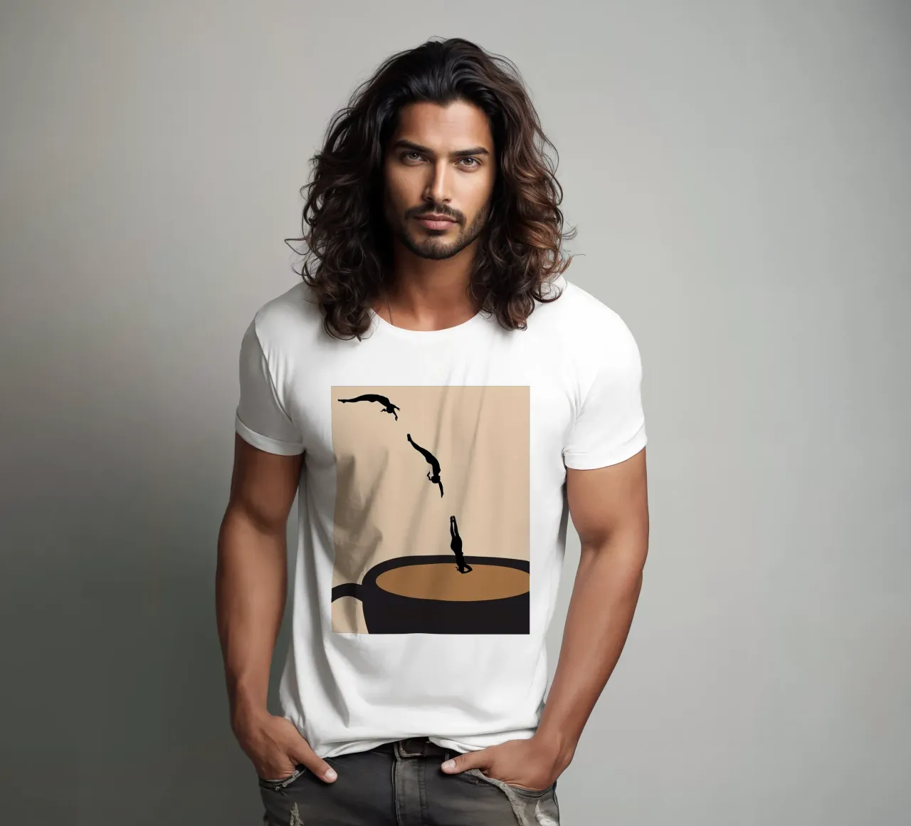 Master Dive into Coffee t-shirt da mary shop