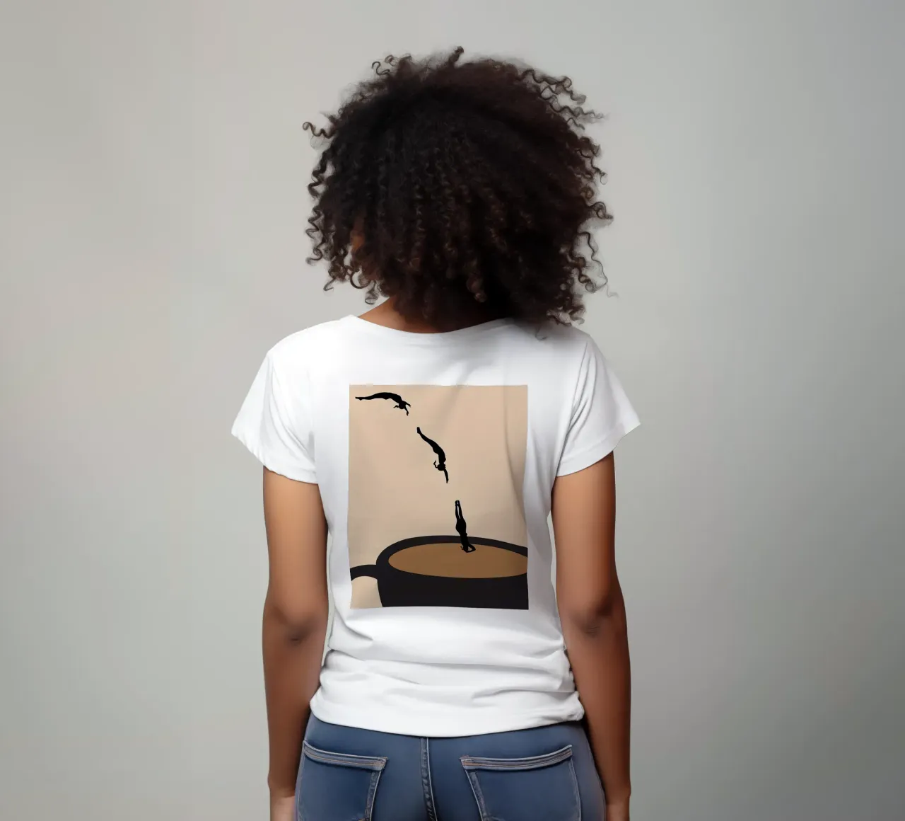 Master Dive into Coffee t-shirt da mary shop