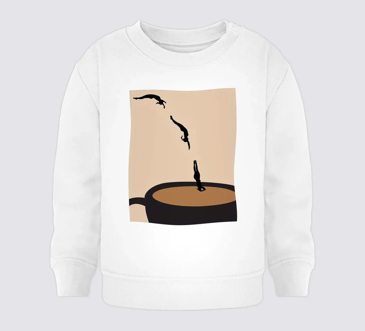 Master Dive into Coffee felpa neonato da mary shop