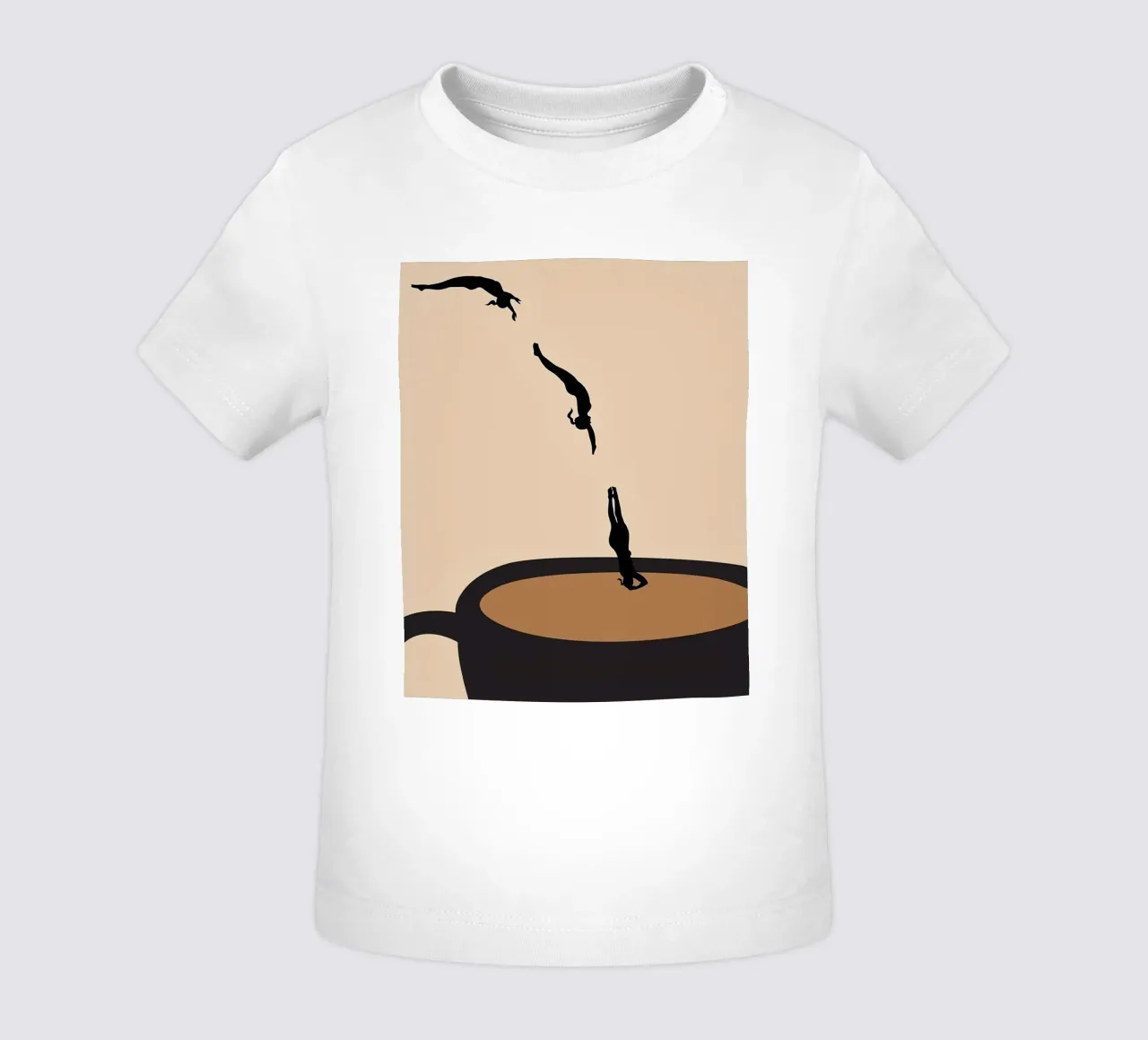 Master Dive into Coffee maglietta neonato da mary shop