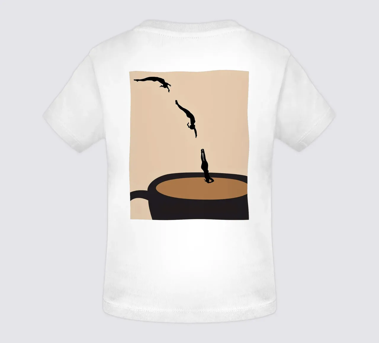 Master Dive into Coffee maglietta neonato da mary shop