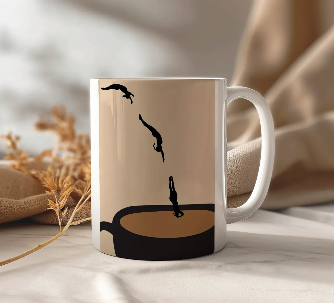 Master Dive into Coffee tazza in ceramica da mary shop