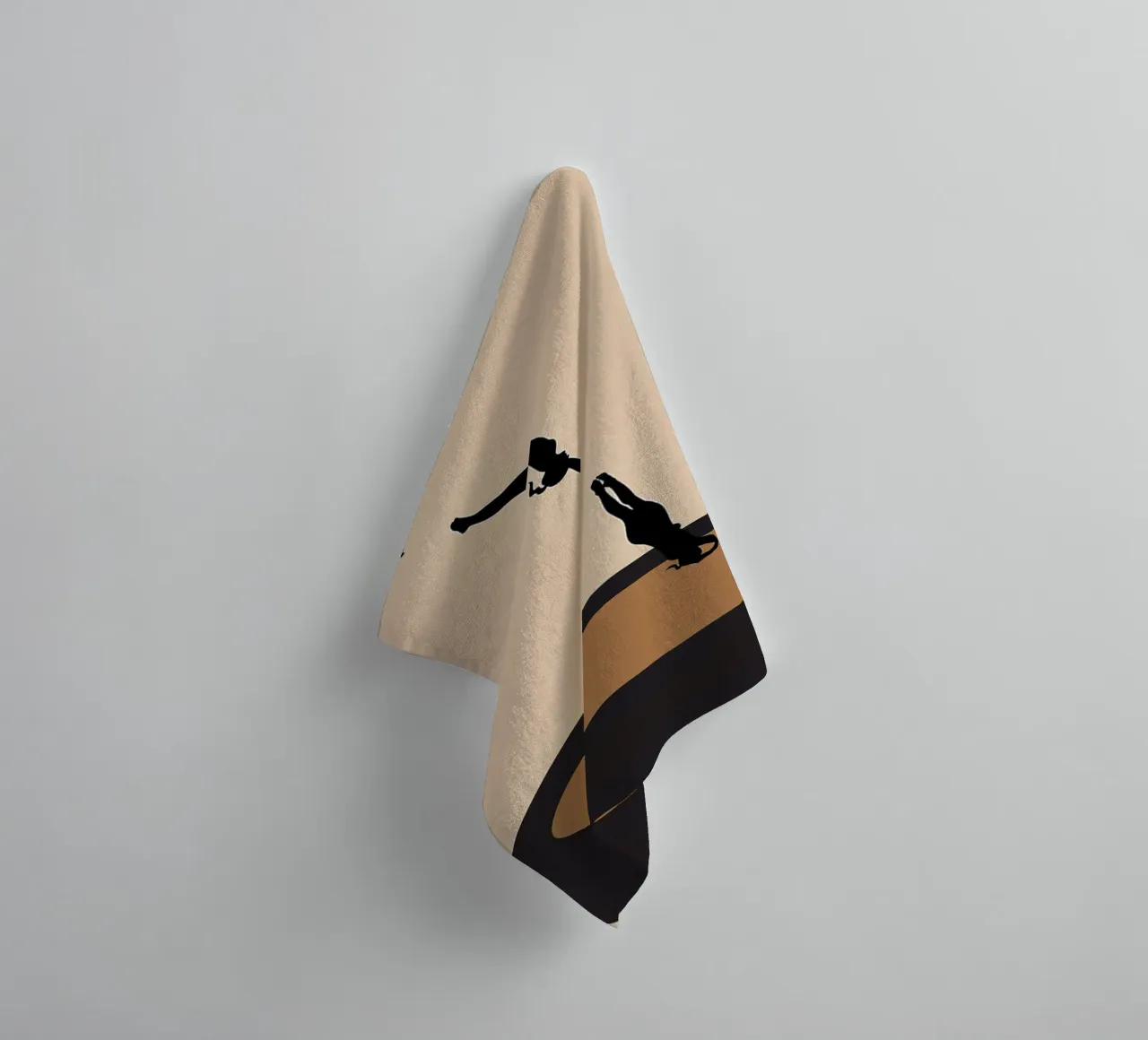Master Dive into Coffee asciugamano da bagno da mary shop
