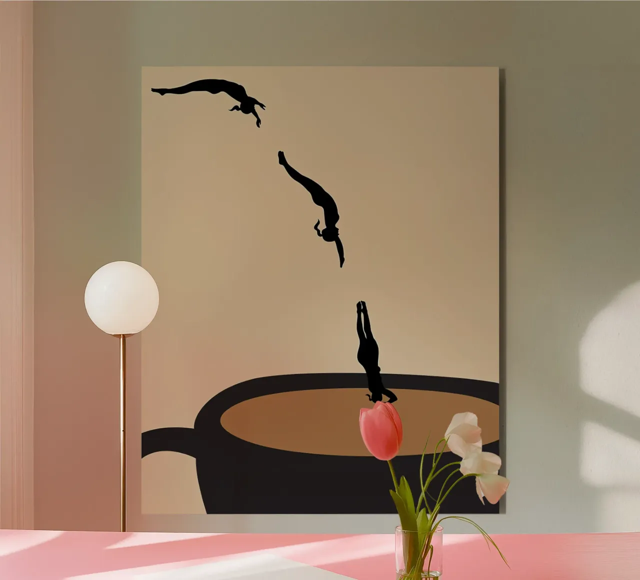 Master Dive into Coffee alluminio dibond da mary shop