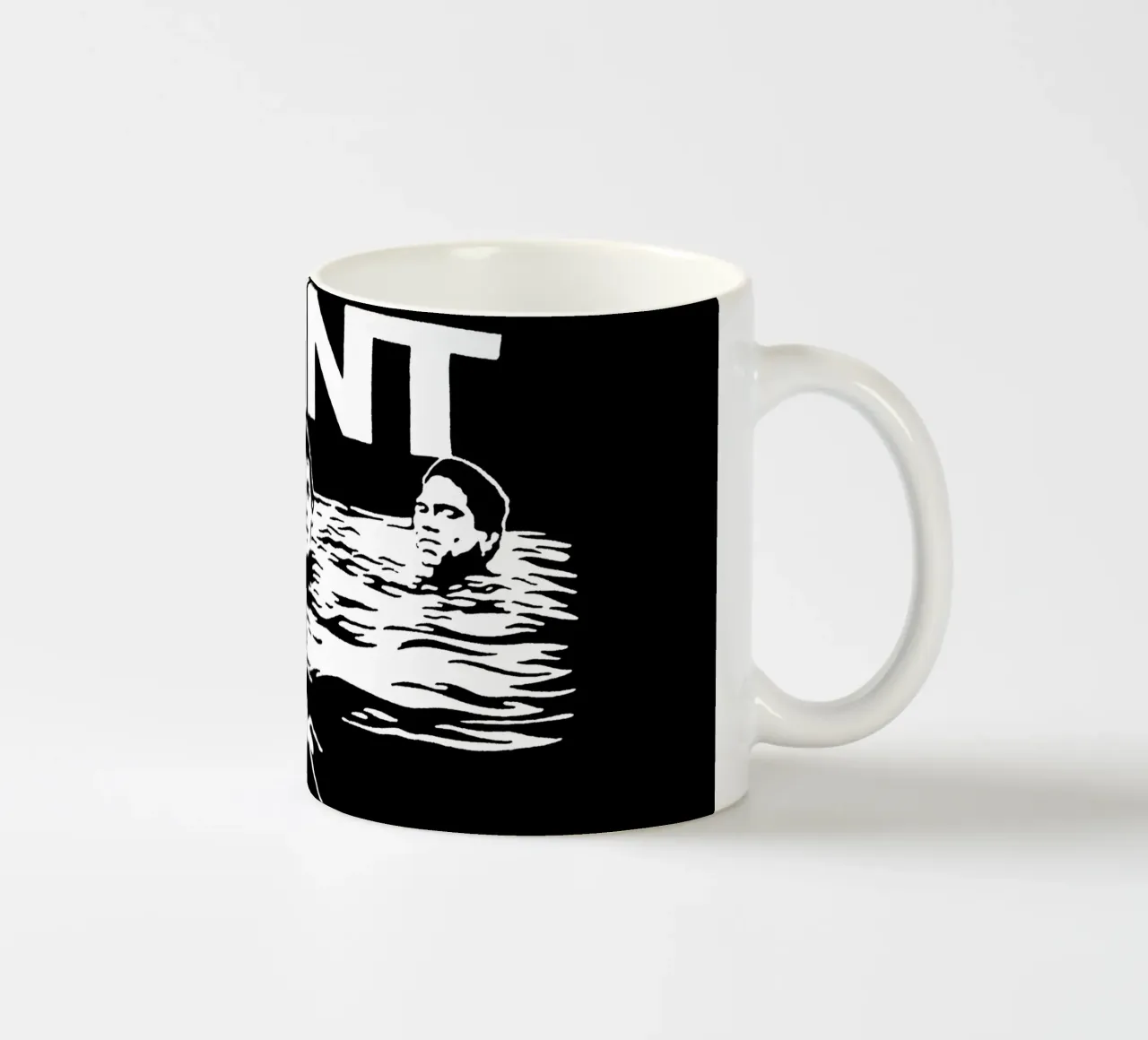 Silhouette di nuoto - Slint Rock tazza in ceramica da grass.studio_