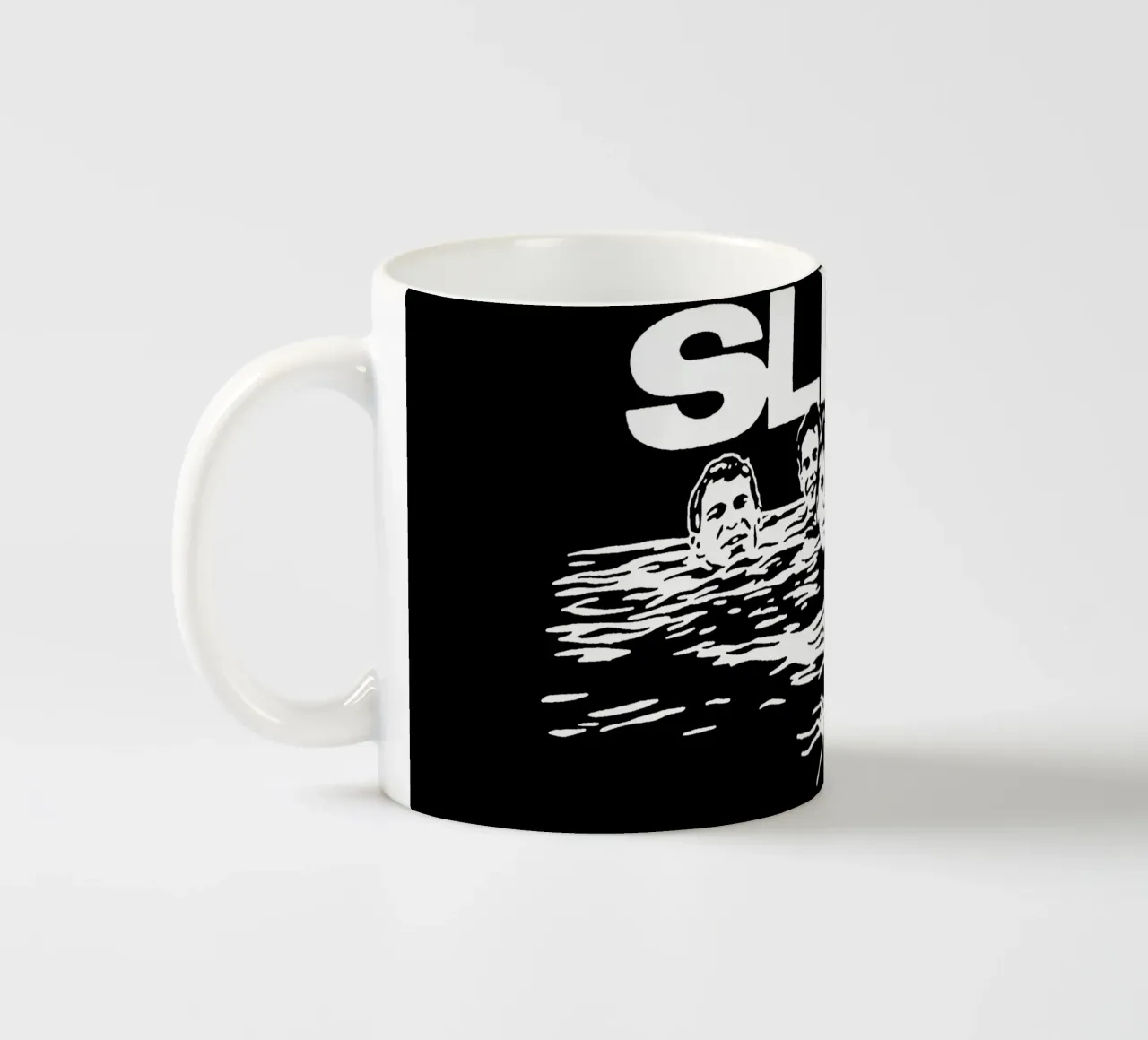 Silhouette di nuoto - Slint Rock tazza in ceramica da grass.studio_