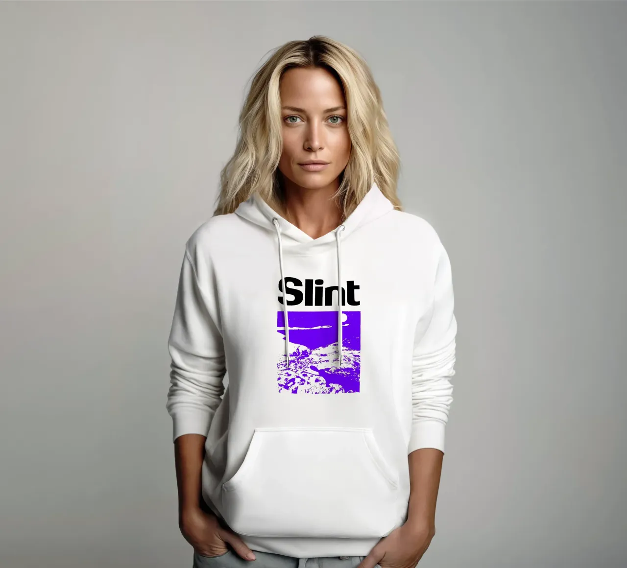 Stile Silhouette - Slint Pop felpa con cappuccio da grass.studio_