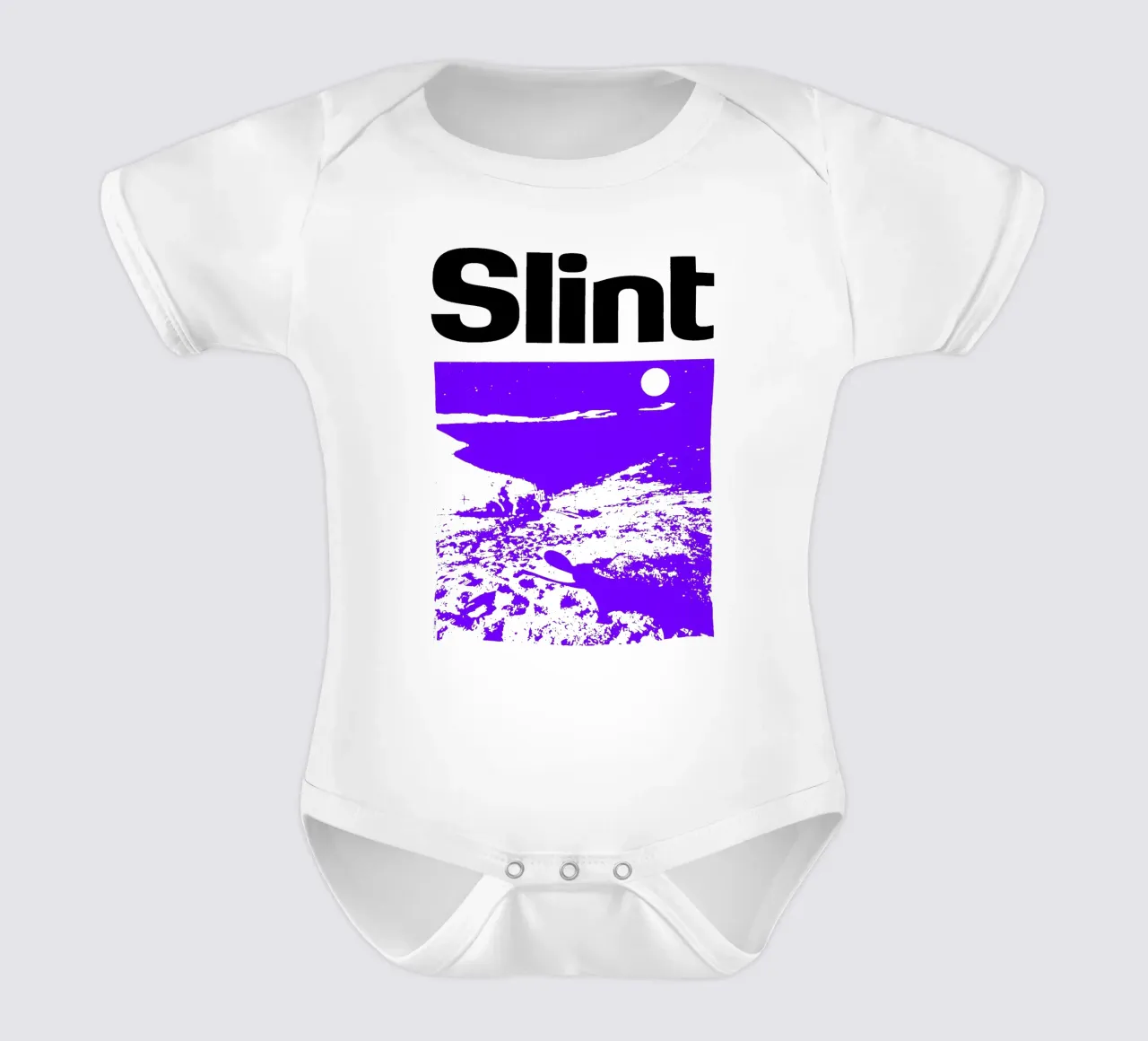 Stile Silhouette - Slint Pop body neonato maniche corte da grass.studio_