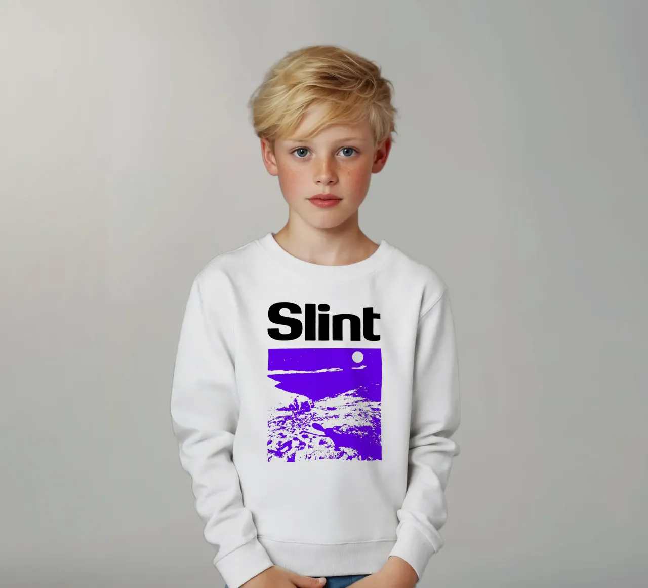 Stile Silhouette - Slint Pop felpa bambino da grass.studio_