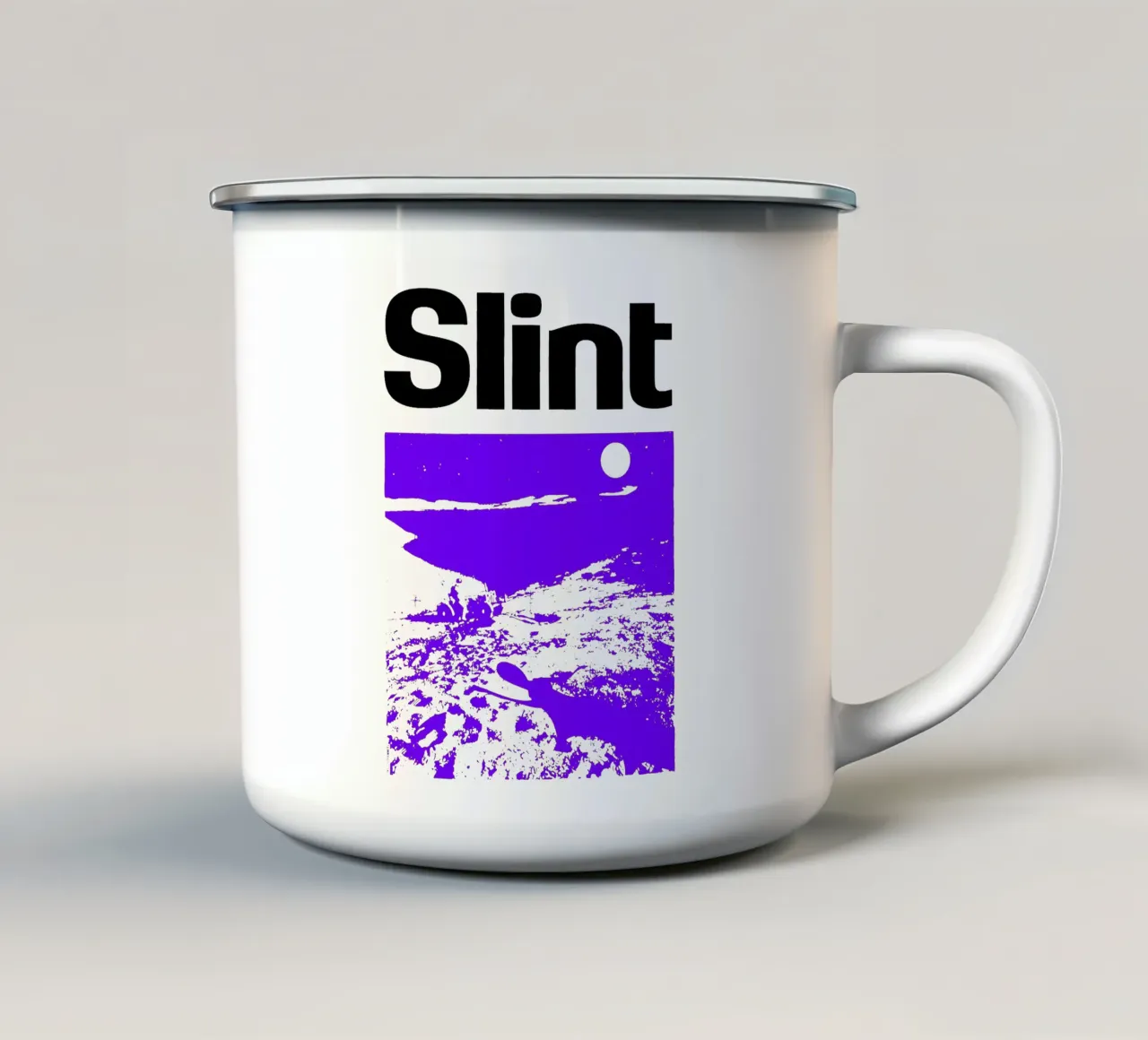Stile Silhouette - Slint Pop tazza in smalto da grass.studio_