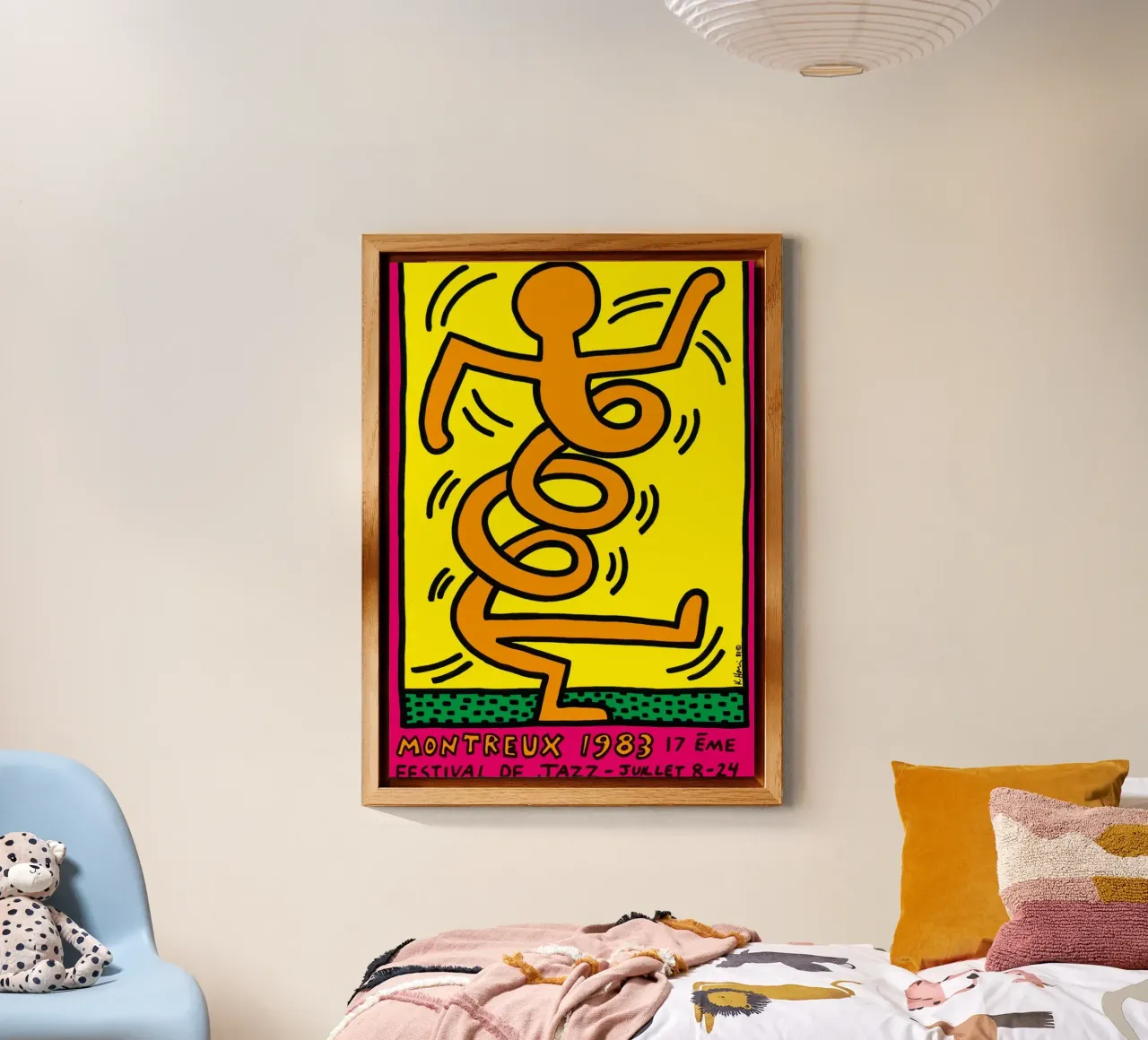 keith haring alluminio dibond da Roger