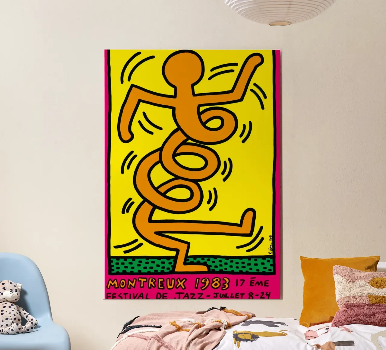 keith haring alluminio dibond da Roger