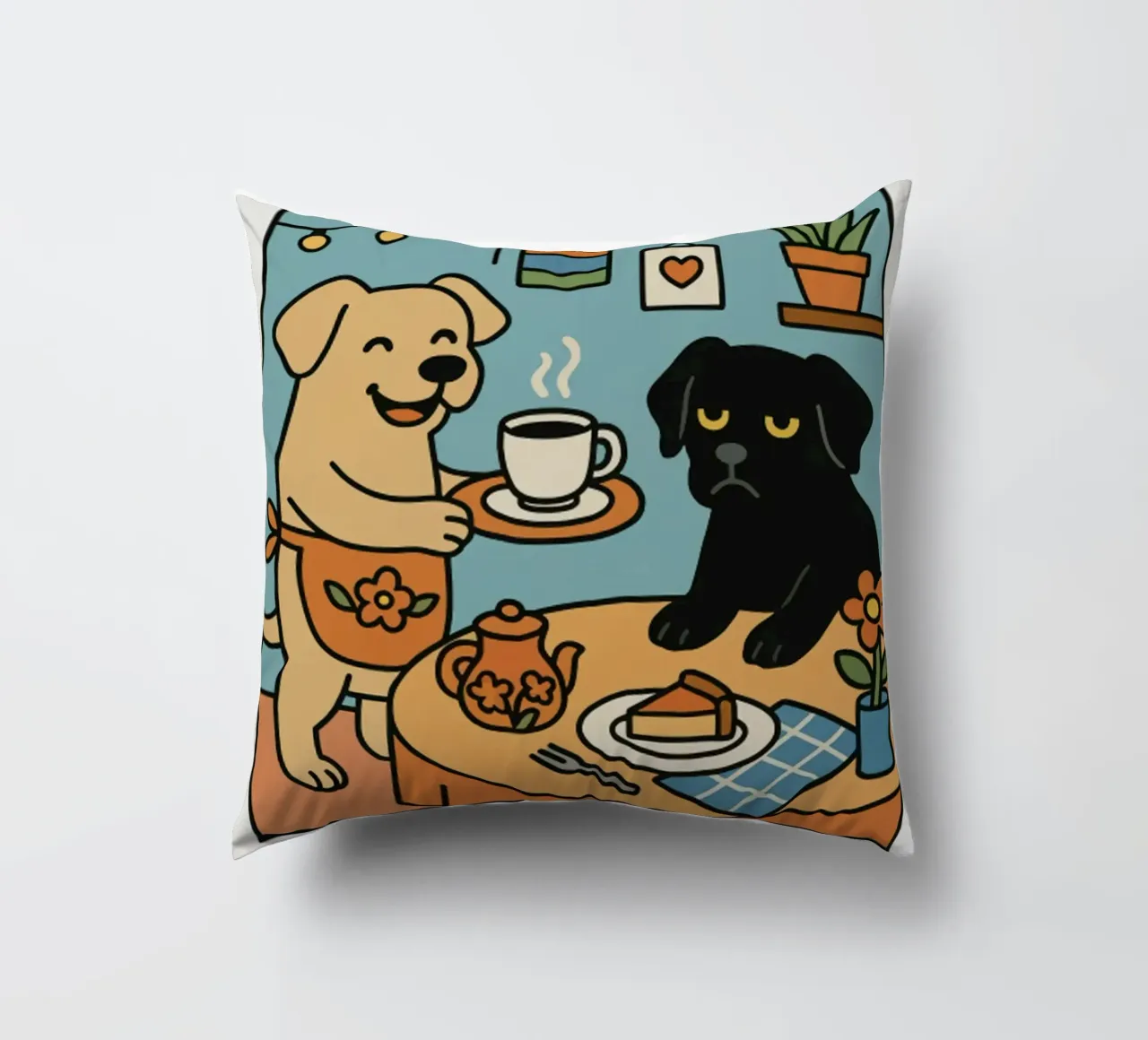 More Espresso Less Depresso Dog cuscino da mary shop