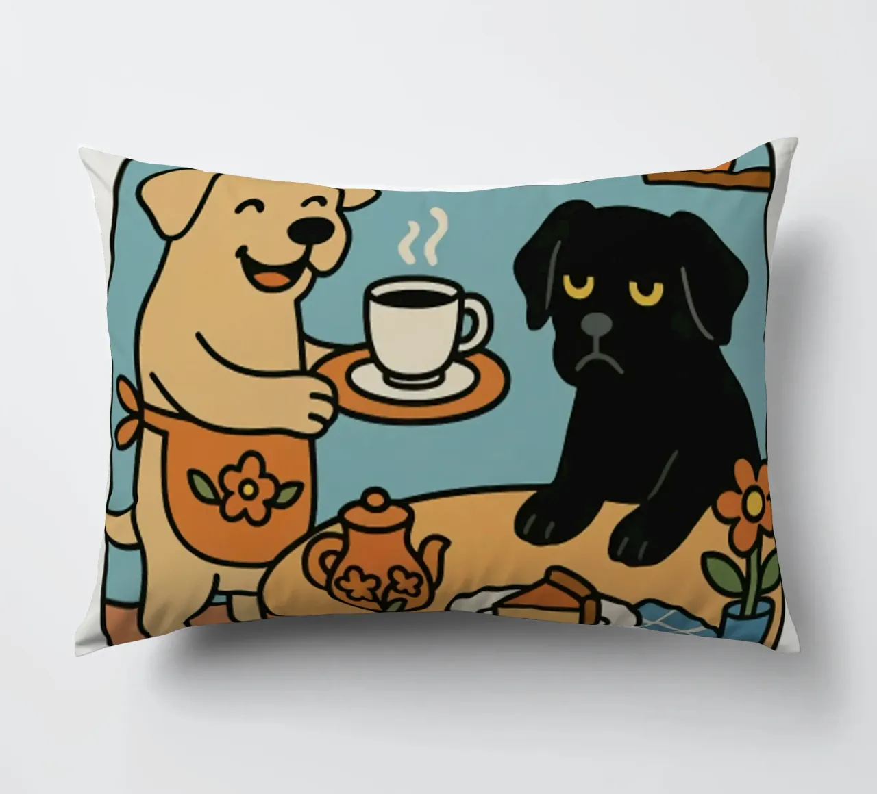 More Espresso Less Depresso Dog cuscino da mary shop