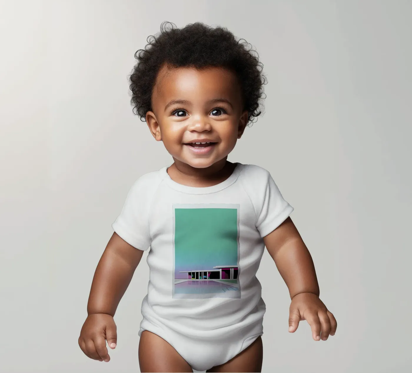 Less than zero Kurzarm Babybody von Three Of The Possessed