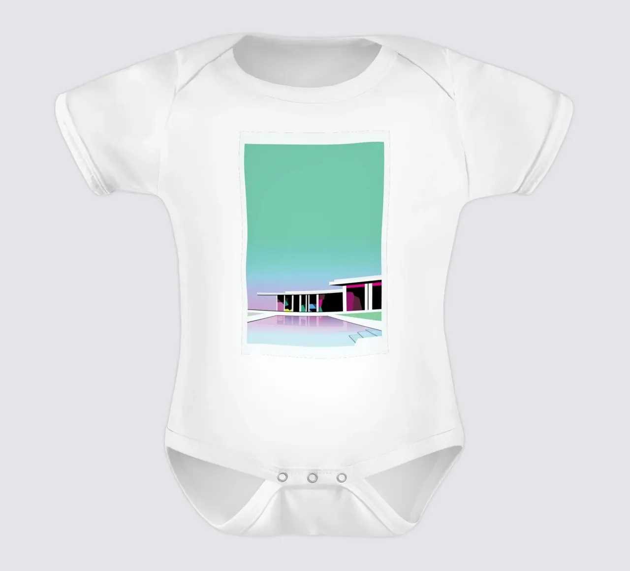 Less than zero Kurzarm Babybody von Three Of The Possessed