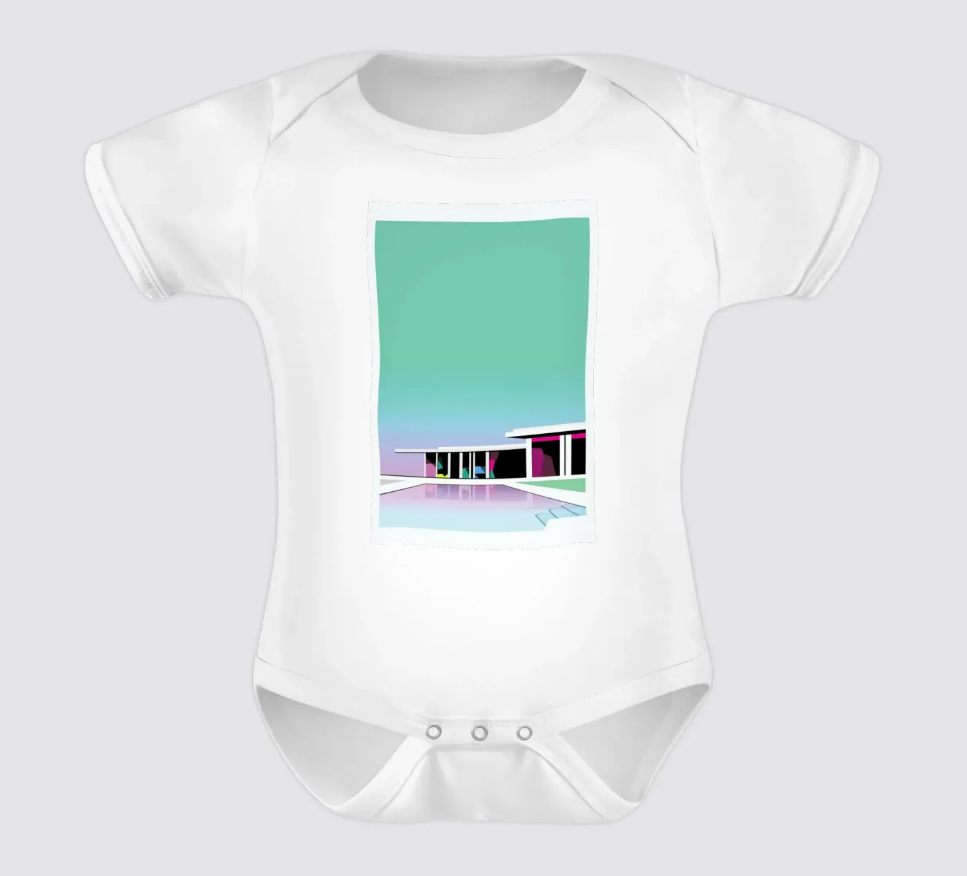 Less than zero Kurzarm Babybody von Three Of The Possessed