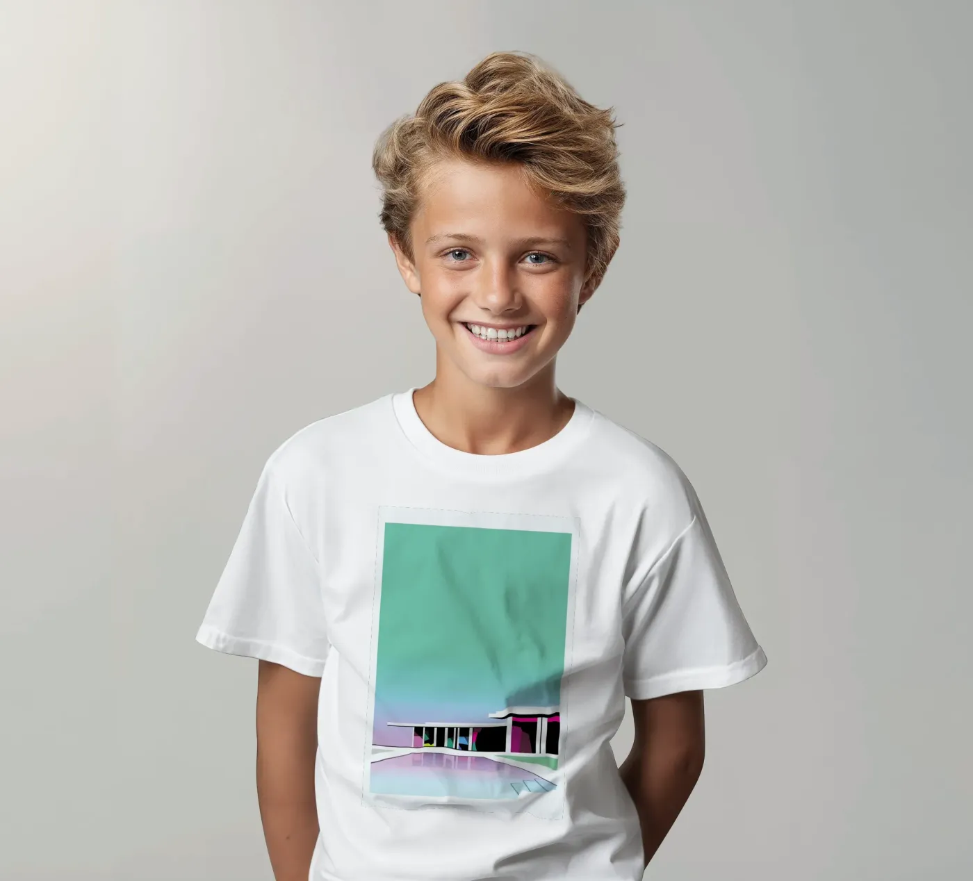Less than zero kids t-shirt by Three Of The Possessed