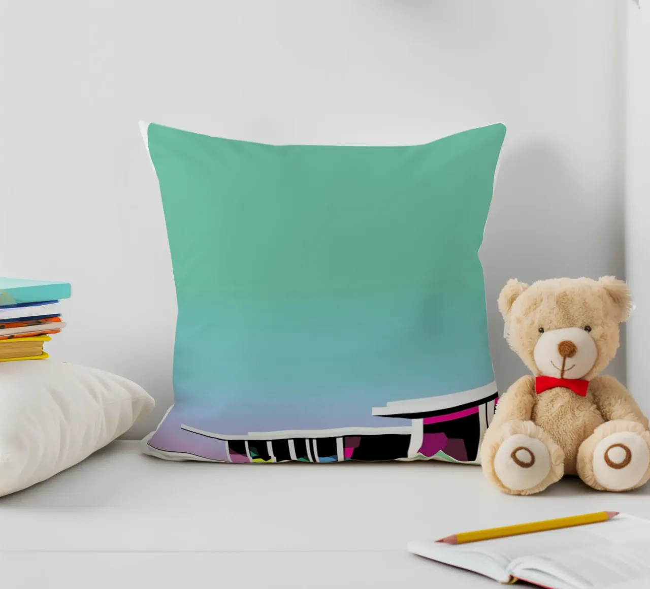 Less than zero decorative cushion by Three Of The Possessed