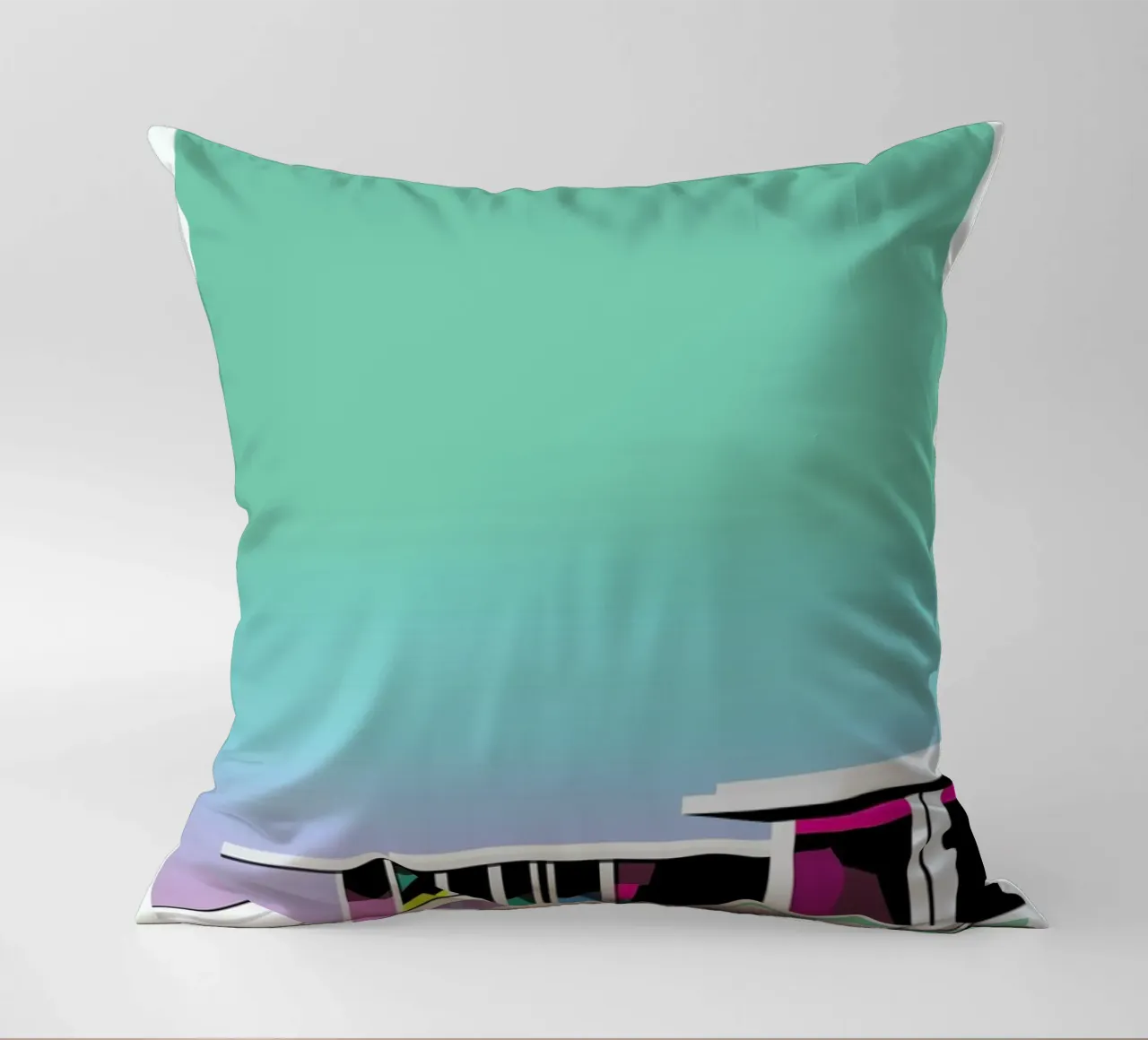 Less than zero decorative cushion by Three Of The Possessed