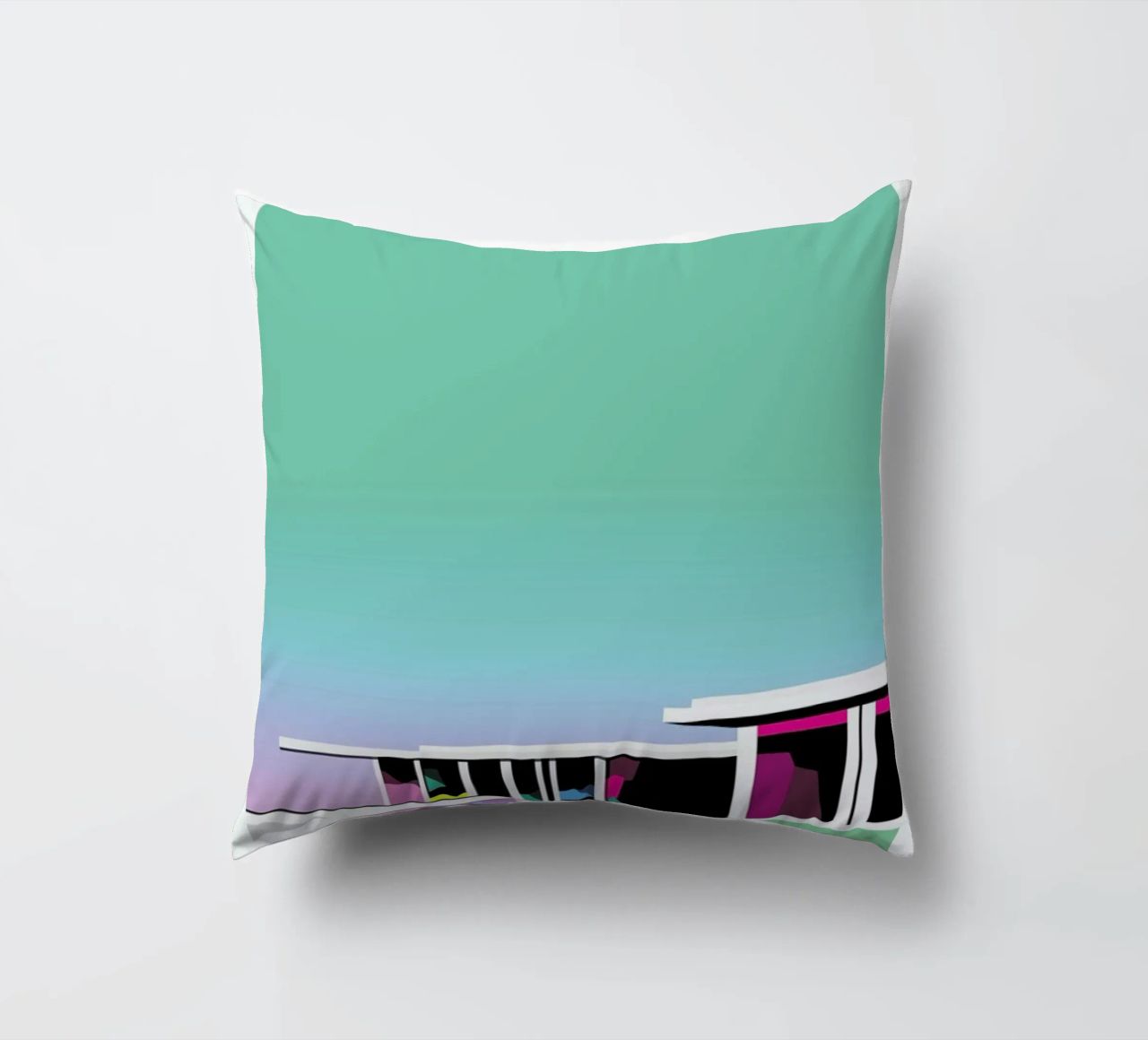 Less than zero coussin de Three Of The Possessed