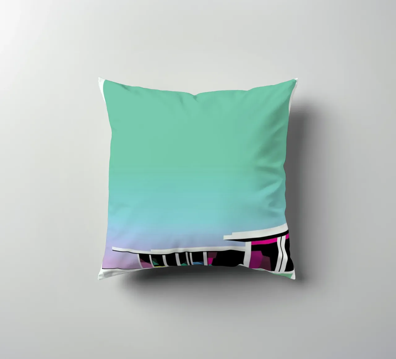 Less than zero decorative cushion by Three Of The Possessed