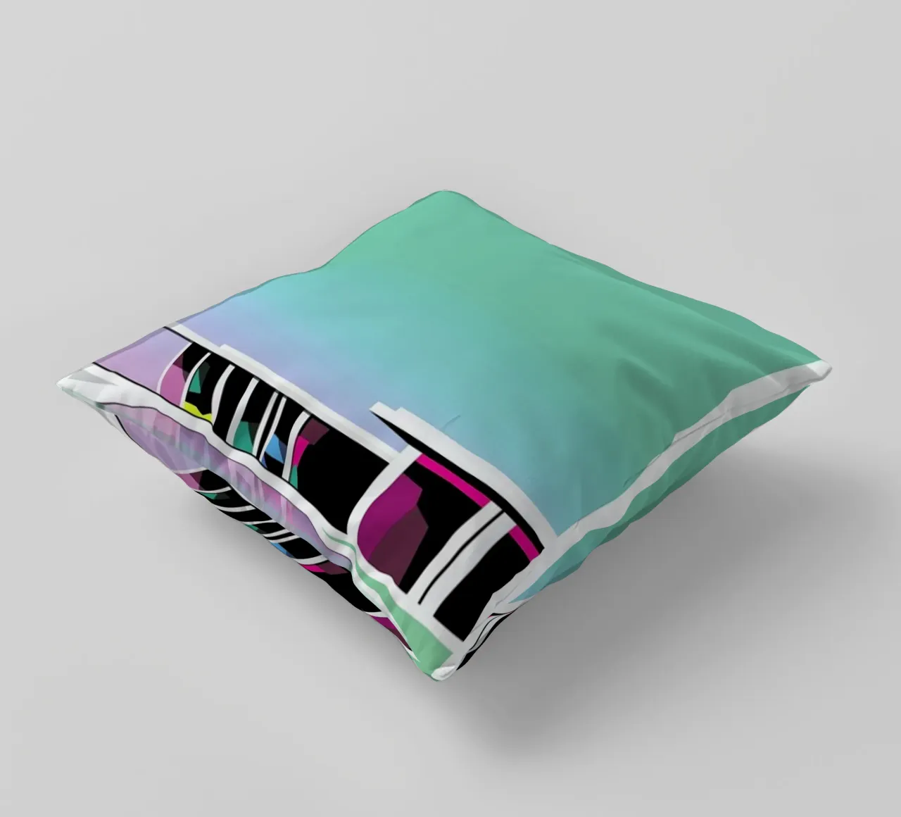 Less than zero decorative cushion by Three Of The Possessed