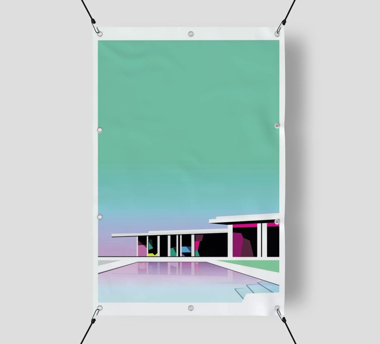 Less than zero bâche pvc de Three Of The Possessed