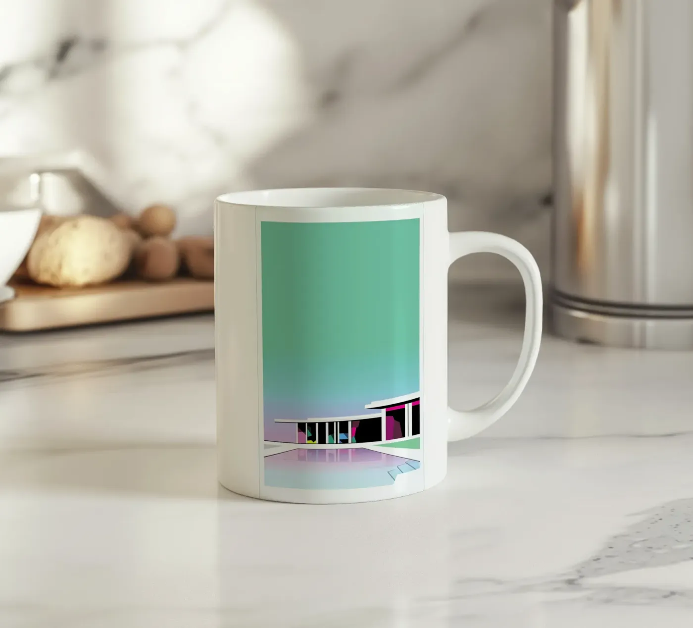 Less than zero Keramik Tasse von Three Of The Possessed