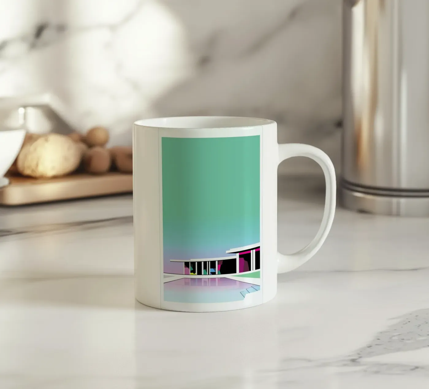 Less than zero Keramik Tasse von Three Of The Possessed