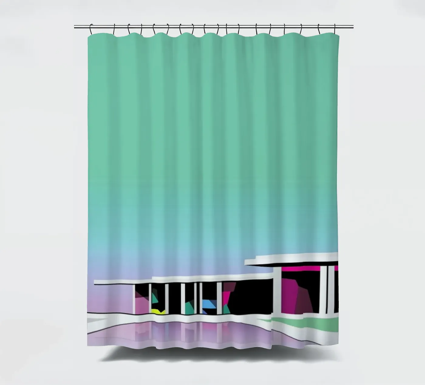 Less than zero douchegordijn van Three Of The Possessed