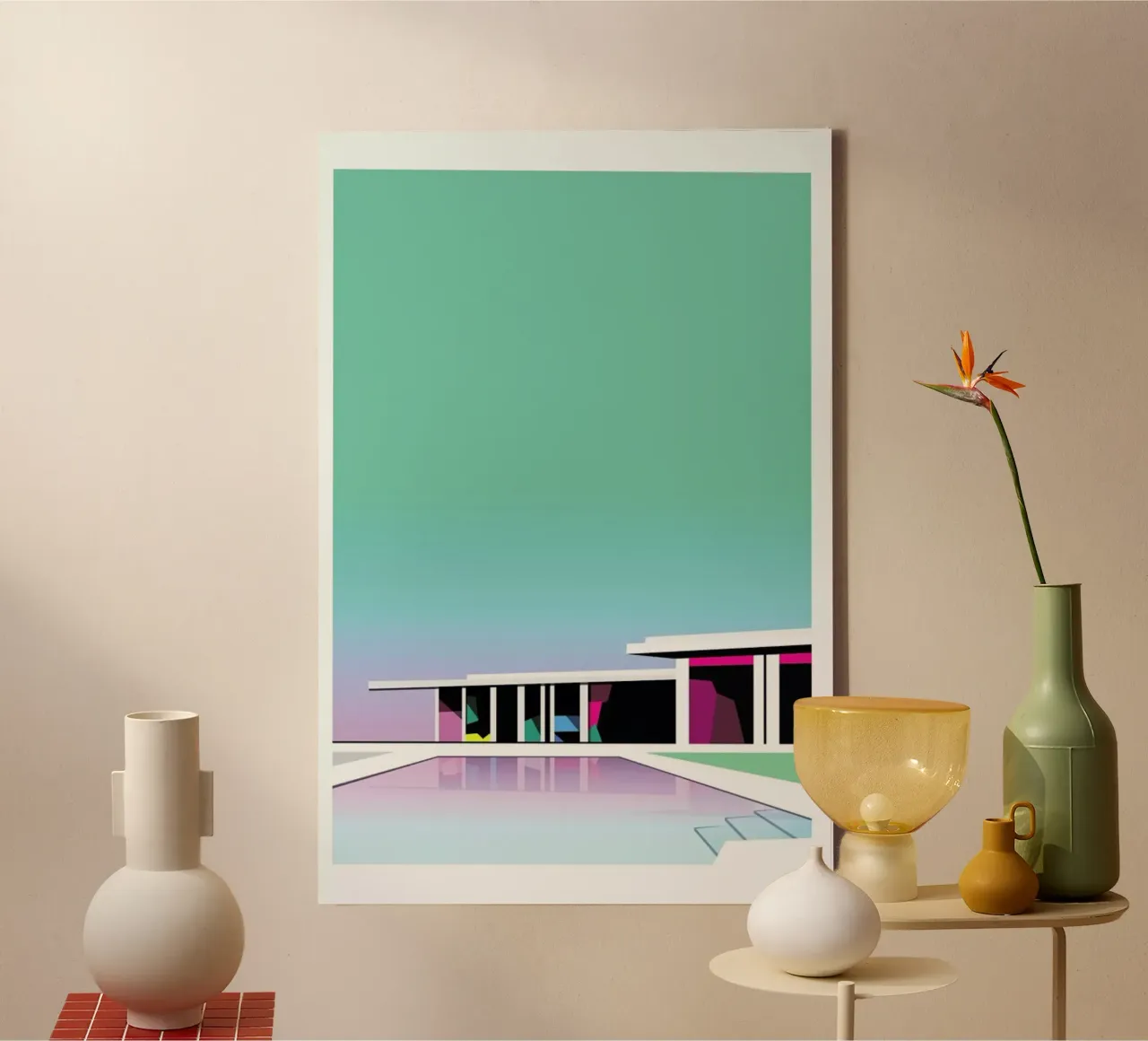 Less than zero canvas van Three Of The Possessed