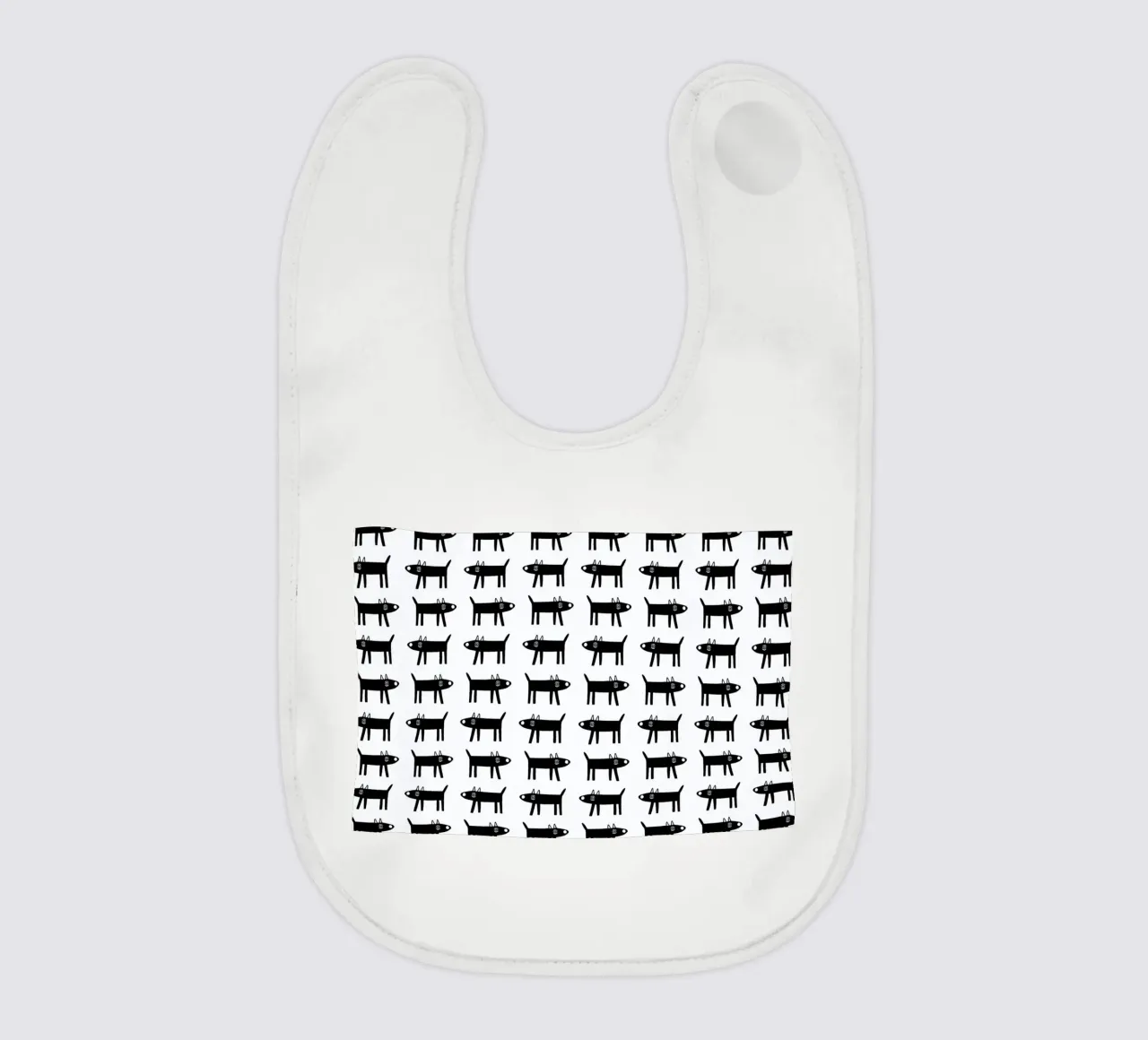 dog pattern 1 bavaglino da Studio Teer