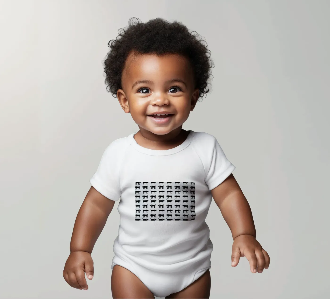 dog pattern 1 body bébé de Studio Teer