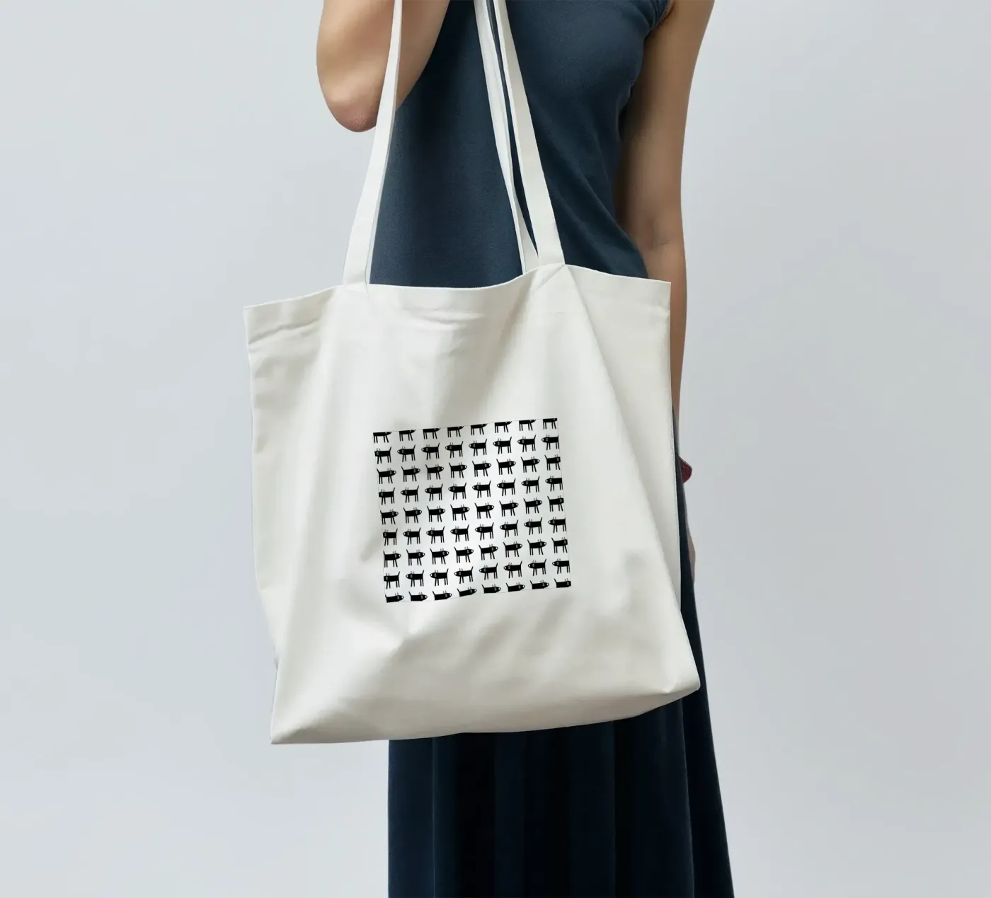 dog pattern 1 tote bag by Studio Teer