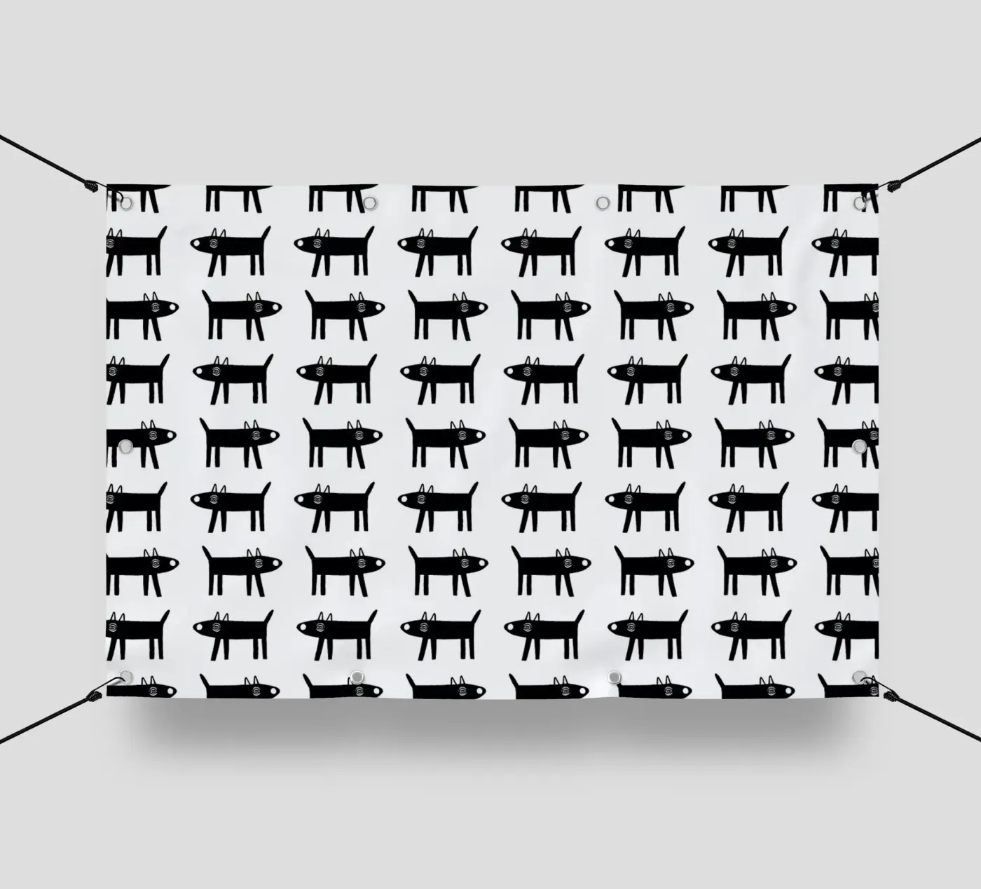 dog pattern 1 telo in pvc da Studio Teer