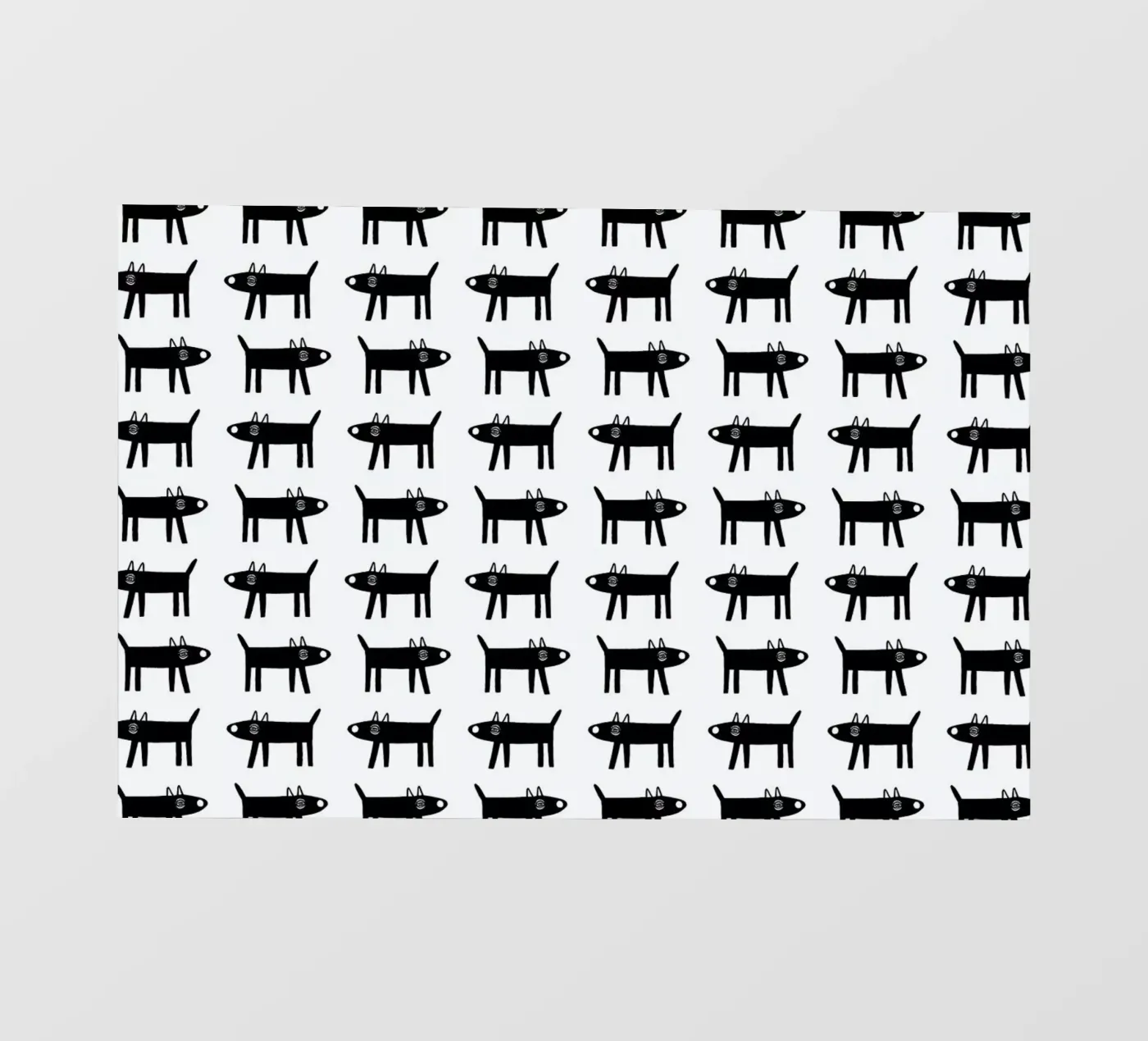 dog pattern 1 telo in pvc da Studio Teer