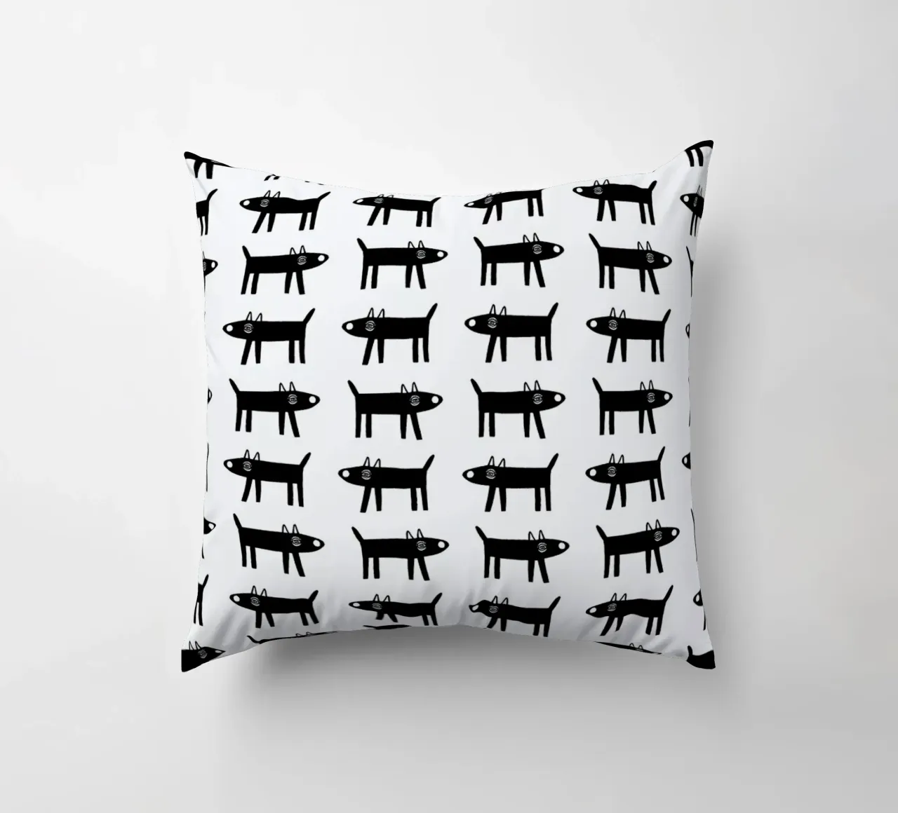 dog pattern 1 cuscino da Studio Teer